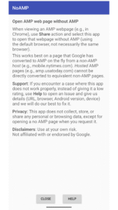 NoAMP (open webpage w/o AMP) 2.00