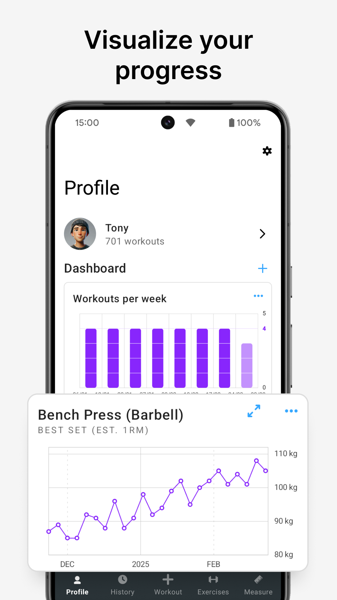 Strong Workout Tracker Gym Log v6.1.10 APK Download by Strong Fitness