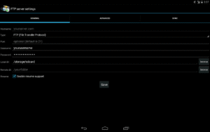 AndFTP (your FTP client) 6.0