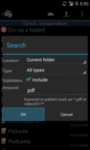 AndFTP (your FTP client) 6.0