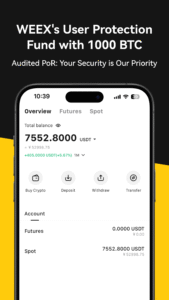 WEEX: Trade Bitcoin & Futures 4.4.4
