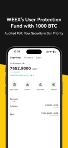 WEEX: Trade Bitcoin & Futures 4.4.4