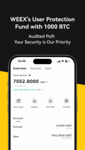 WEEX: Trade Bitcoin & Futures 4.4.4
