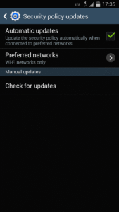 Samsung Security Policy Update 6.0.02