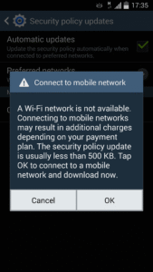 Samsung Security Policy Update 6.0.02
