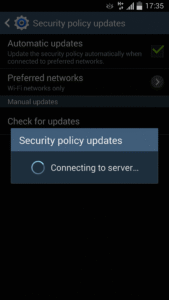 Samsung Security Policy Update 6.0.02