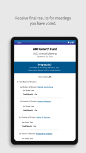 ProxyVote: Your Voice Matters 6.0.7