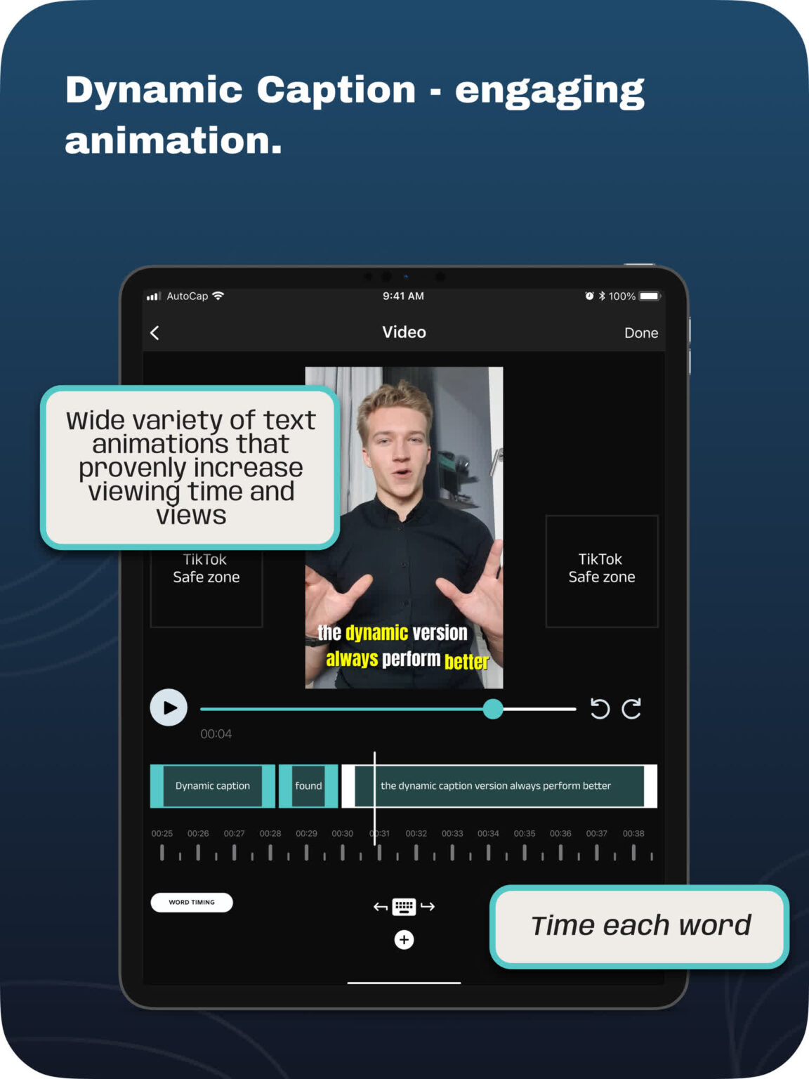 AutoCap Captions Teleprompter 1 0 21 (nodpi) (Android 8 1 ) APK