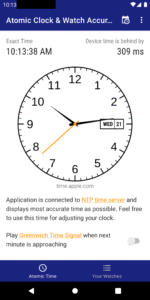 Atomic Clock & Watch Accuracy Tool (with NTP Time) 2.0.8 (noarch) (nodpi) (Android 5.0+)