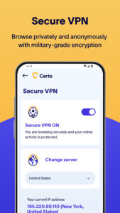 Certo: Anti Spyware & VPN 3.0.5