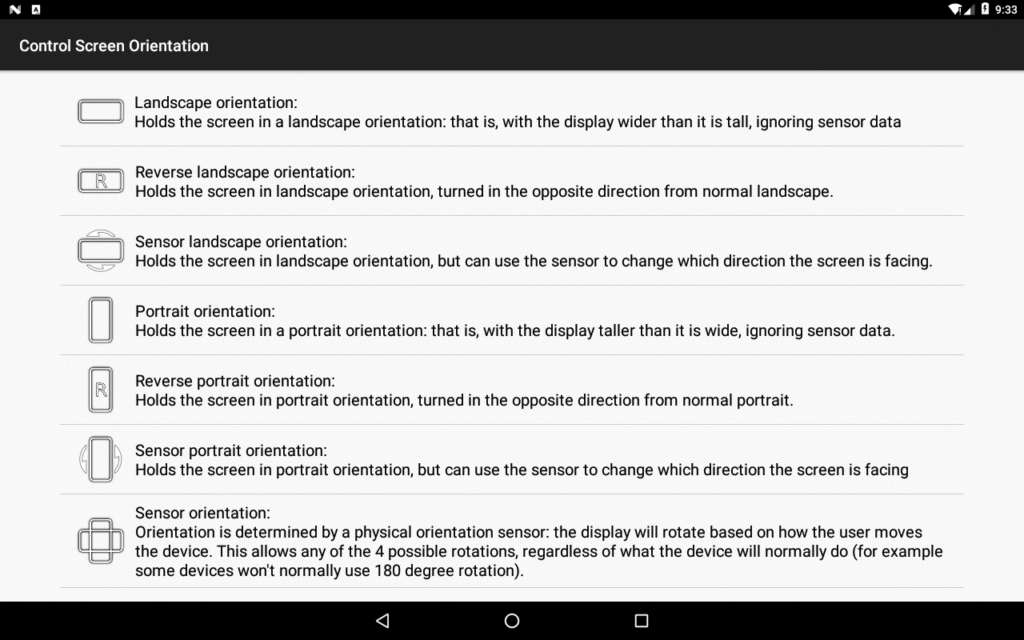 control screen rotation 4.2 (Android 5.0+) APK Download by ah_apps ...
