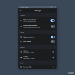 Hidden Settings 6.64