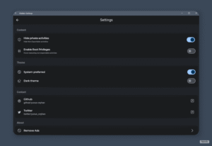 Hidden Settings 6.64