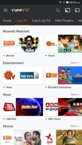 YuppTV LiveTV, Live Cricket 7.11 (nodpi) (Android 5.0+)