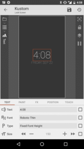 KLCK Kustom Lock Screen Maker 3.71b307518 (Early Access) (nodpi) (Android 6.0+)