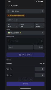 Bill Splitter: SplitMyExpenses 1.2.7 Bill Splitter: SplitMyExpenses 1.2.7