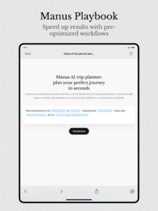 Manus AI 1.9.26