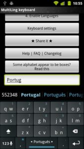 Portuguese Keyboard Plugin 5.0.1