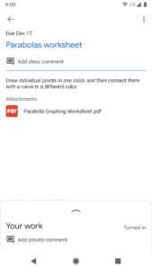 Google Classroom 3.35