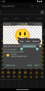 Unicode Pad (f-droid version) 2.16.1-fdroid