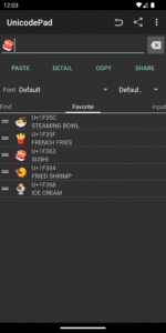 Unicode Pad (f-droid version) 2.16.1-fdroid
