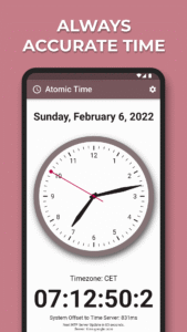 Atomic Time - NTP Clock Sync 1.10.2