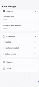 Samsung Knox Manage(Companion) 25.07(03) Samsung Knox Manage(Companion) 25.07(03)