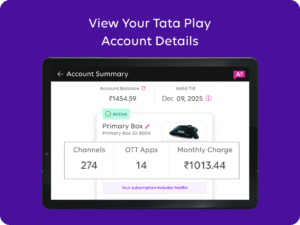 Tata Play - Live TV & DTH Pack 18.4