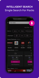 Tata Play - Live TV & DTH Pack 18.4