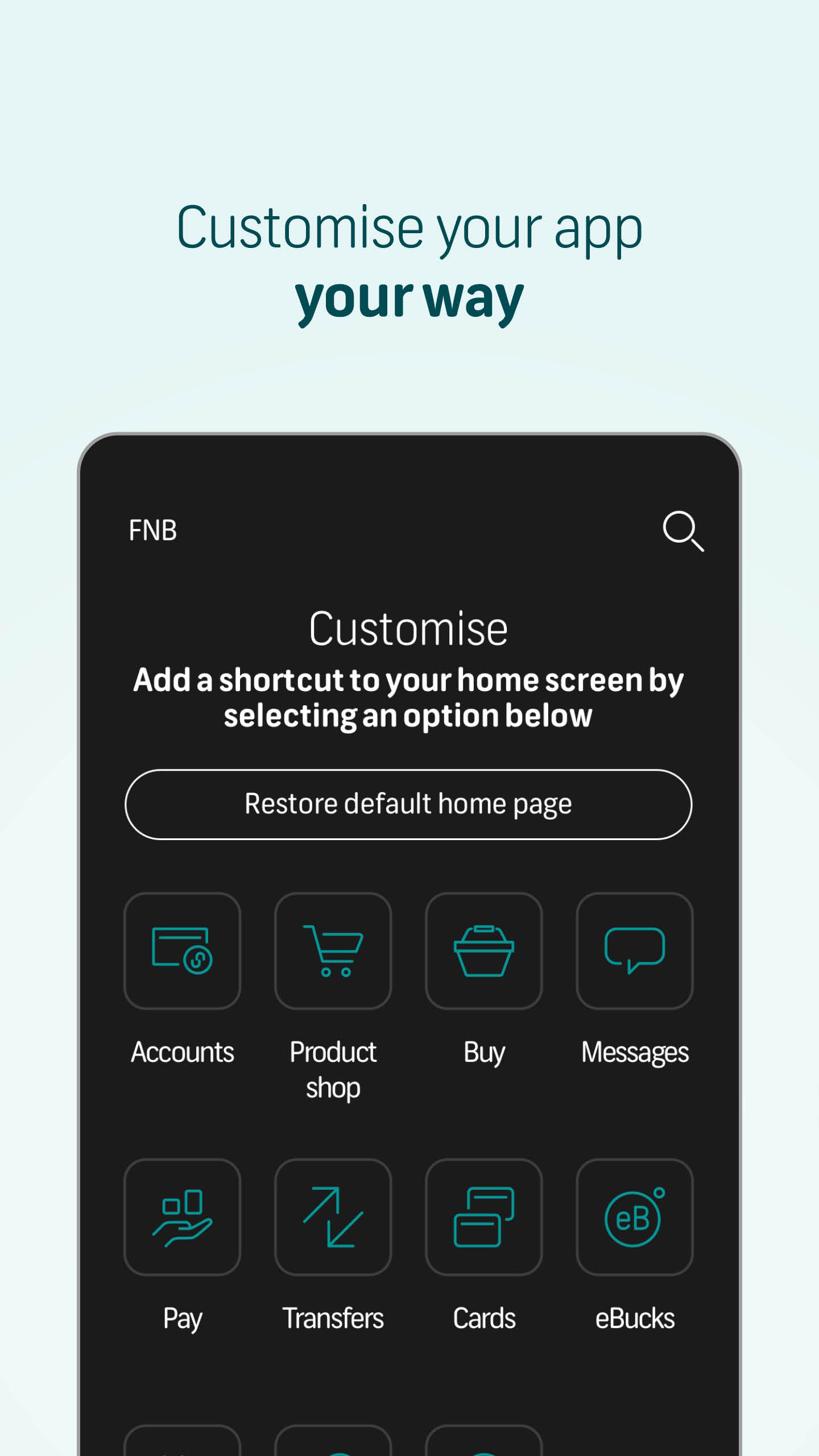 FNB BANKING APP visual data 5