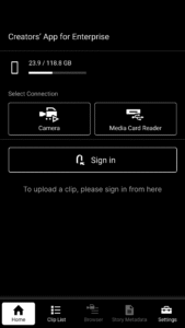 Sony | Creators' App for ENT 2025.2