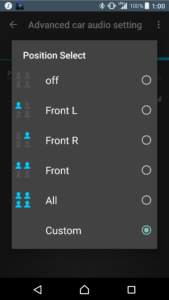 Advanced car audio setting 1.4.0 Advanced car audio setting 1.4.0