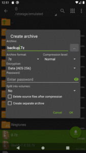 ZArchiver 1.0.5