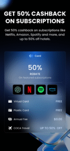 COCA: Crypto Card & Wallet 2.1.0