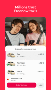 FREENOW by Lyft - taxi & more 13.1.0