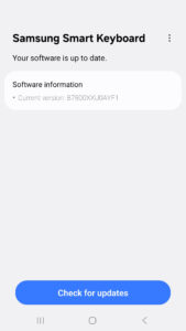 Samsung Smart Keyboard 1.1.01.25