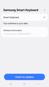 Samsung Smart Keyboard 1.1.01.25