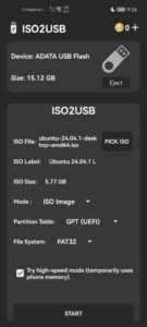ISO 2 USB 9.2.0 (120-640dpi) (Android 7.0+)