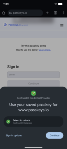 KeePassDX Passkey Vault 4.0.1 (Android 4.0.3+)