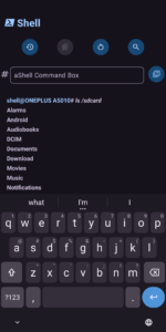 aShell - an ADB shell (f-droid version) v0.27 aShell - an ADB shell (f-droid version) v0.27