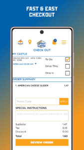 White Castle Online Ordering 7.0.25 White Castle Online Ordering 7.0.25