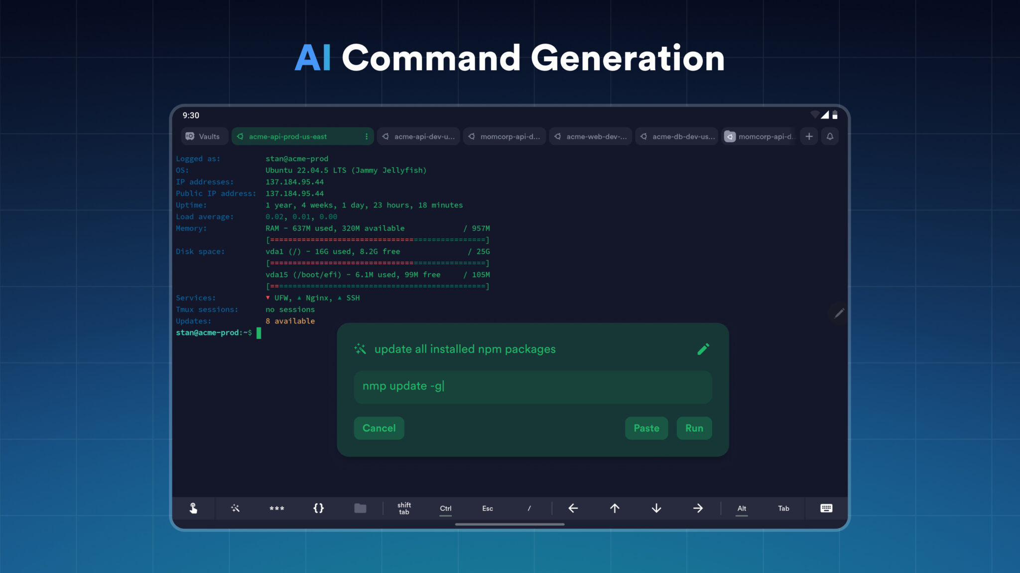 Client 7 Termius - Modern SSH Client 7.5.5 (120-640dpi) (Android 8.0+) APK ...