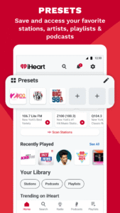 iHeart: Music, Radio, Podcasts (Android Automotive) 10.14.0