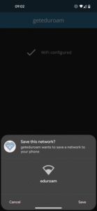 geteduroam 2.1.7(2679) geteduroam 2.1.7(2679)