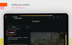 TV5MONDEplus, streaming 3.0.0
