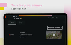 TV5MONDEplus, streaming 3.0.0