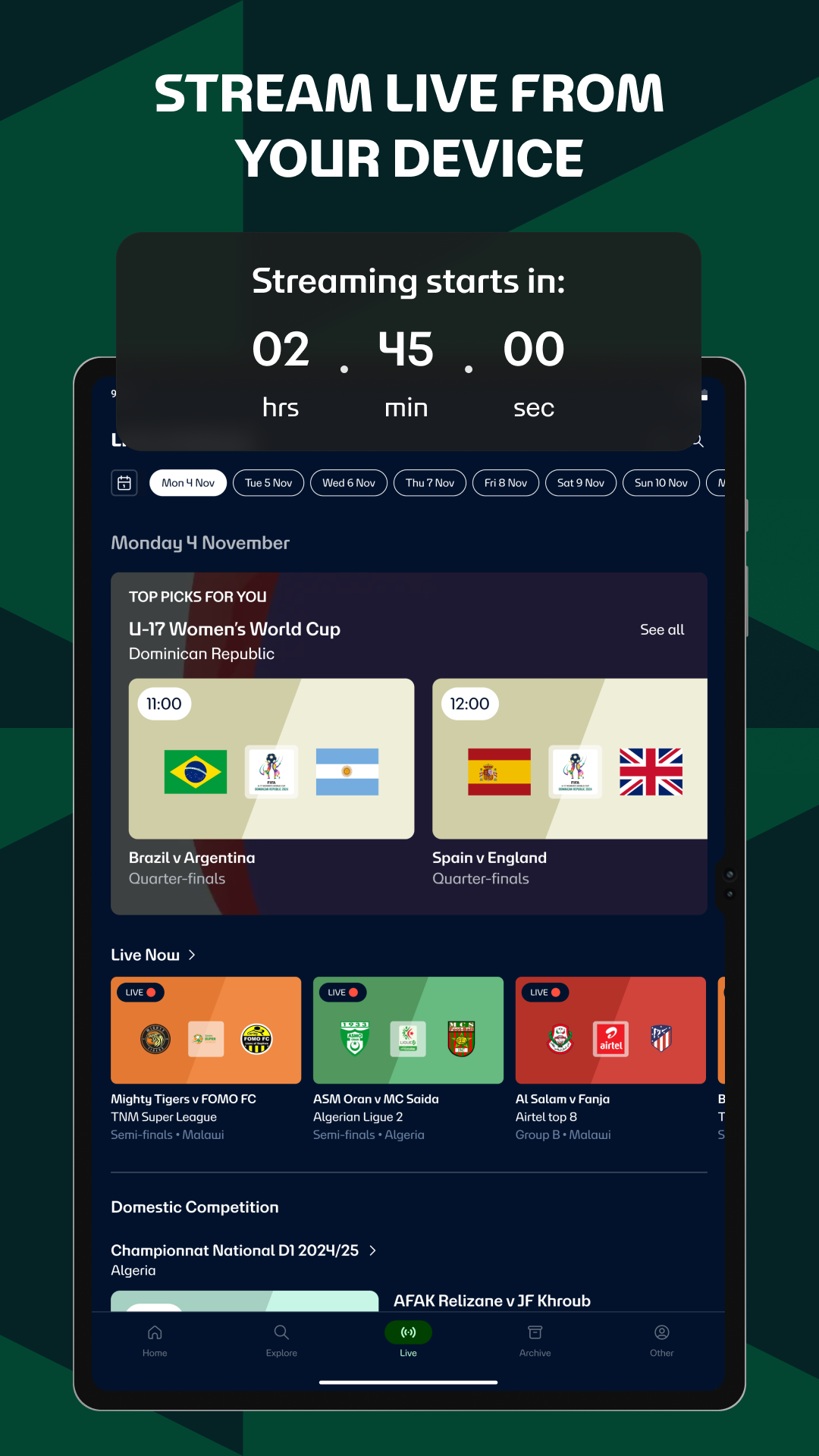 FIFA+ Stream Live Football TV (Android TV) 8.5.52 (arm64-v8a + arm-v7a ...