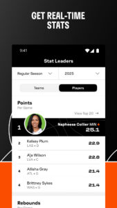 WNBA - Live Games & Scores 18.4.3 WNBA - Live Games & Scores 18.4.3