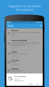Parcels: Track Online Orders 3.0.11 Parcels: Track Online Orders 3.0.11
