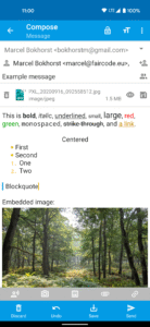 FairEmail, privacy aware email 1.2301